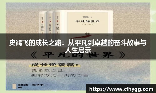 史鸿飞的成长之路：从平凡到卓越的奋斗故事与人生启示